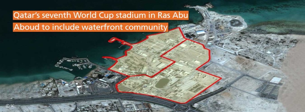 World Cup stadium in Ras Abu Aboud