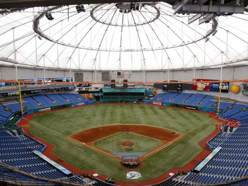 Tampa Bay Rays to Shrink Seating Capacity at Tropicana Field - Bloomberg