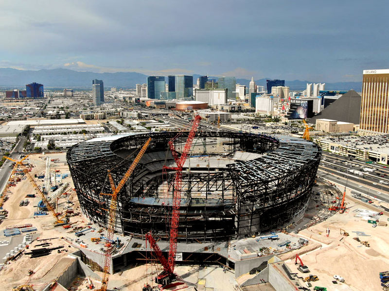 The making of Allegiant Stadium - August 2019 update