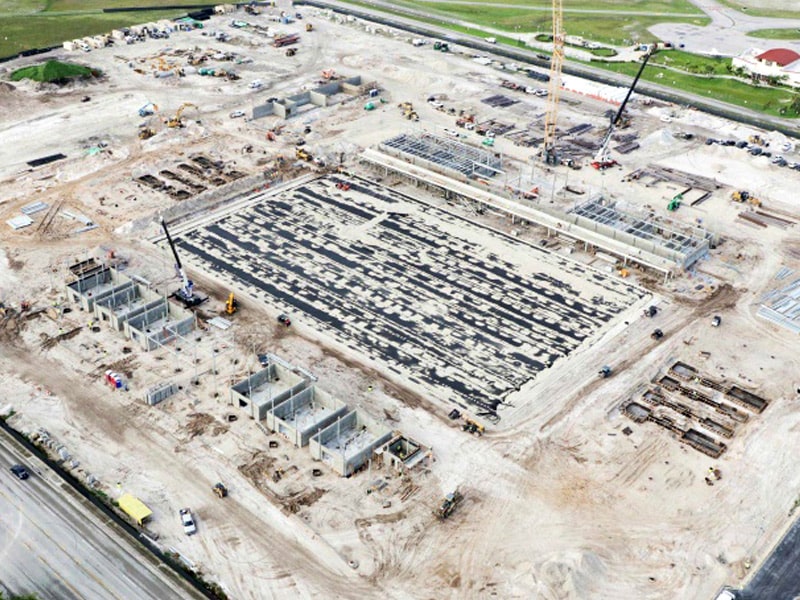 Ford Lauderdale stadium under construction