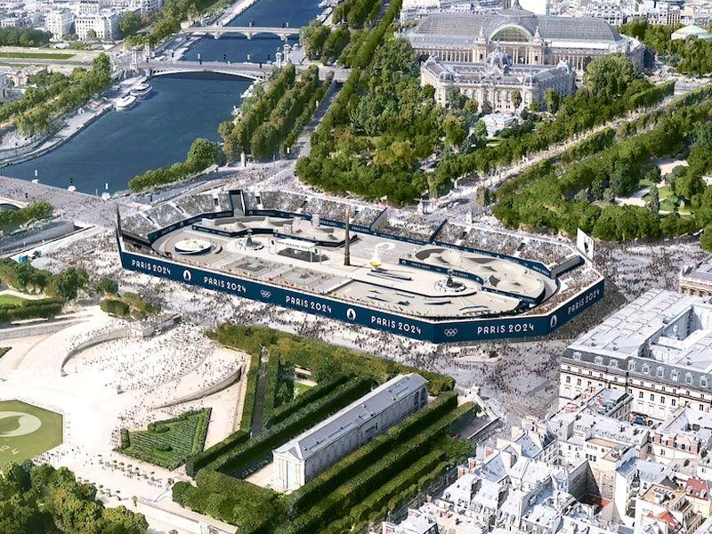 Paris 2024 arena will be located in the Place de la Concorde square, which connects the Champs-Elysées to the Tuileries Gardens.
