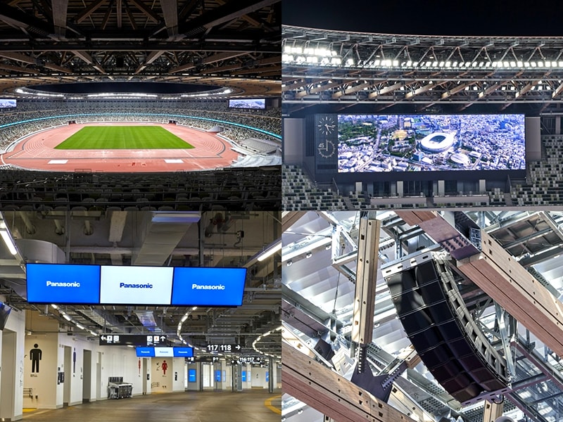 Panasonic and Japan National Stadium