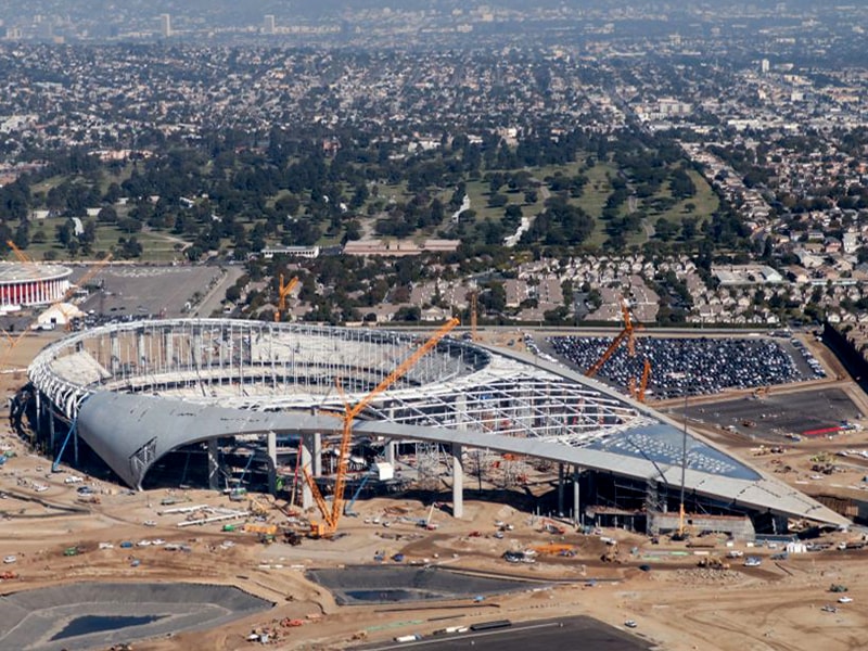 SoFi Stadium LA update Jan 2020
