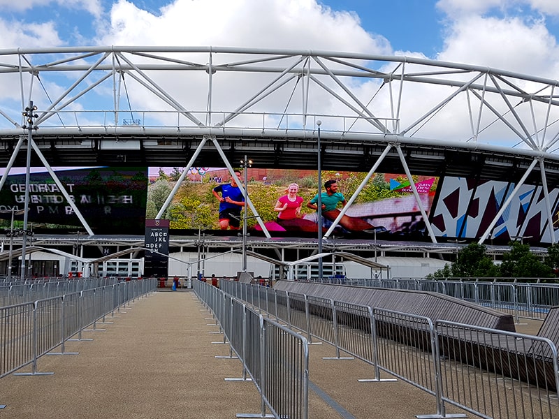 London Stadium new seating area