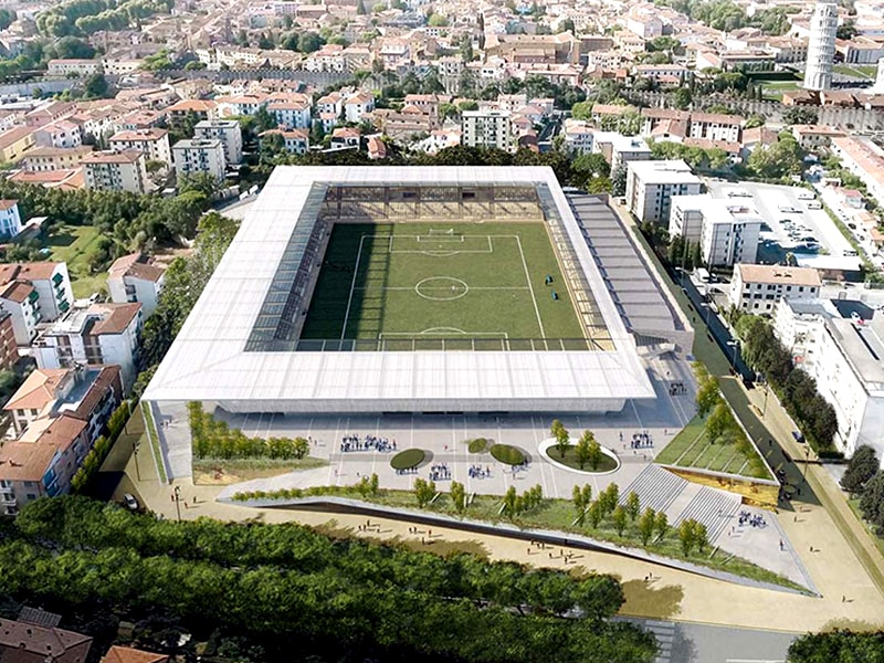 Pisa new stadium Arena Garibaldi