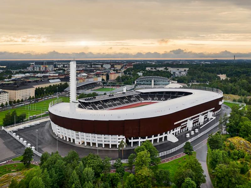 Helsinki Olympic Stadium re-opening