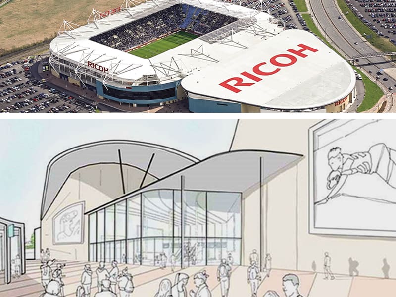 Ricoh Arena expansion August 2020