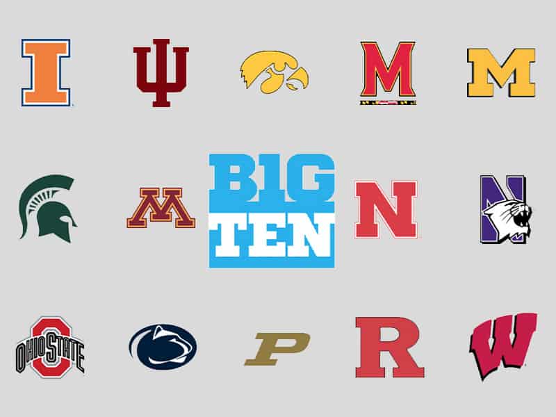 US College Football Big 10 conference