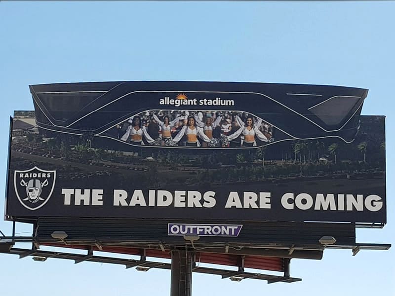 Las Vegas Raiders loosing sponsor