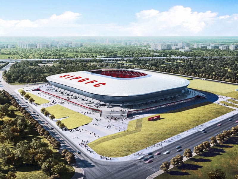 China Shanghai Pudong Stadium opening