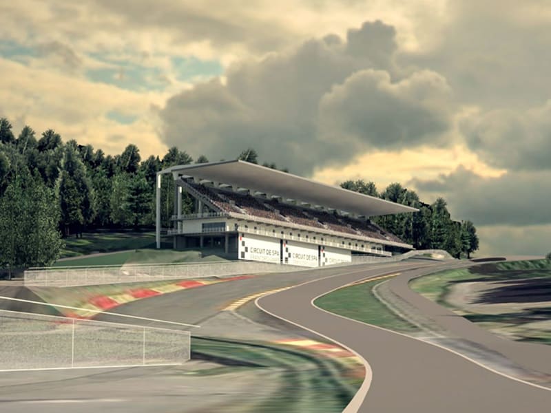 Belgium Spa Francorchamps redevelopment