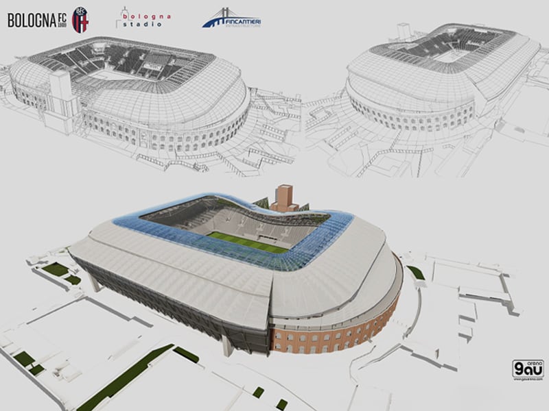 Italy Bologna stadium update Nov 2020