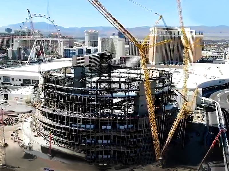 MSG Sphere Las Vegas taking shape