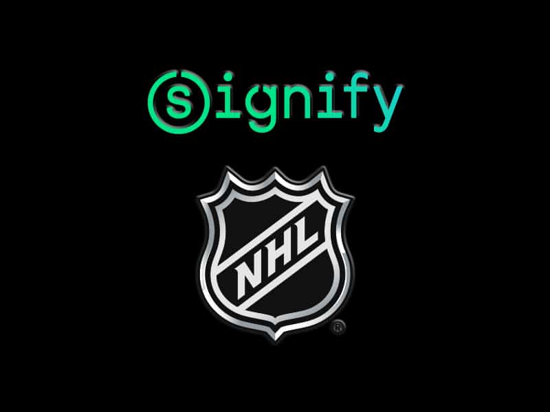 Signify and NHL partnership