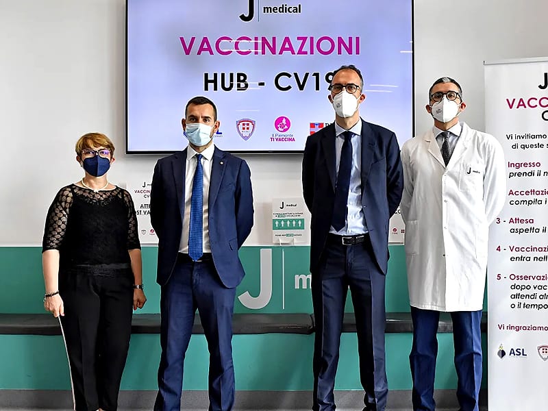 Allianz Stadium in Turin becomes vaccination center