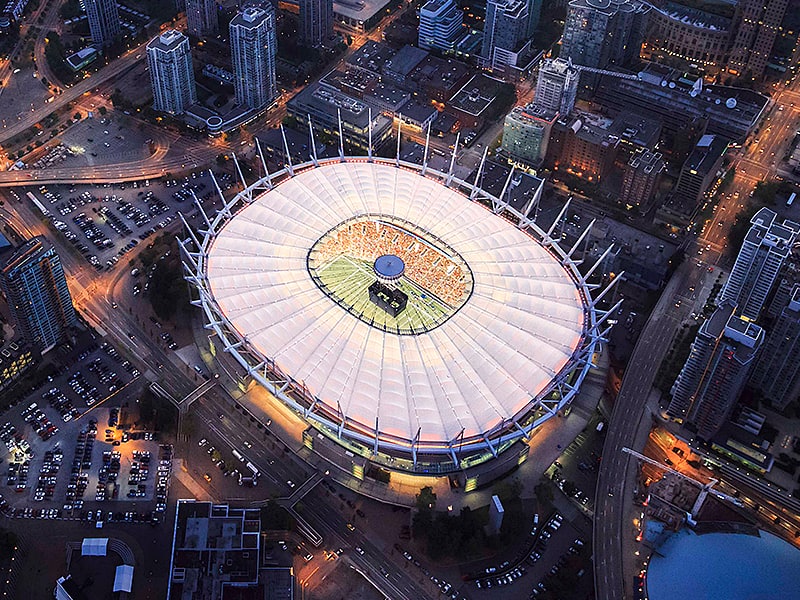 Canada BC place prepares for return of fans