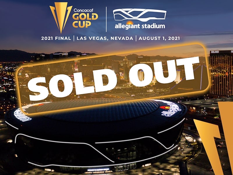 Gold Cup Final at Allegiant Stadium sold out