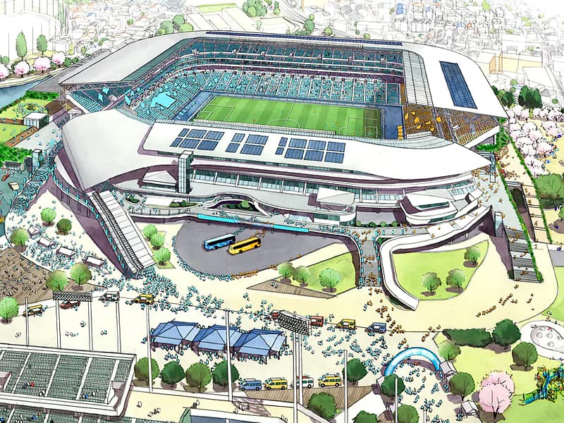Japan Kawasaki stadium renovation