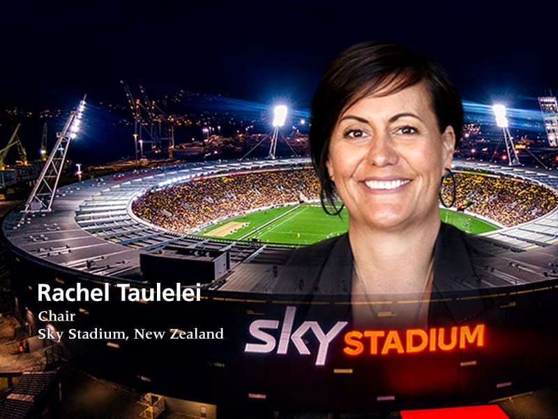 New Zealand Sky Stadium new chair person