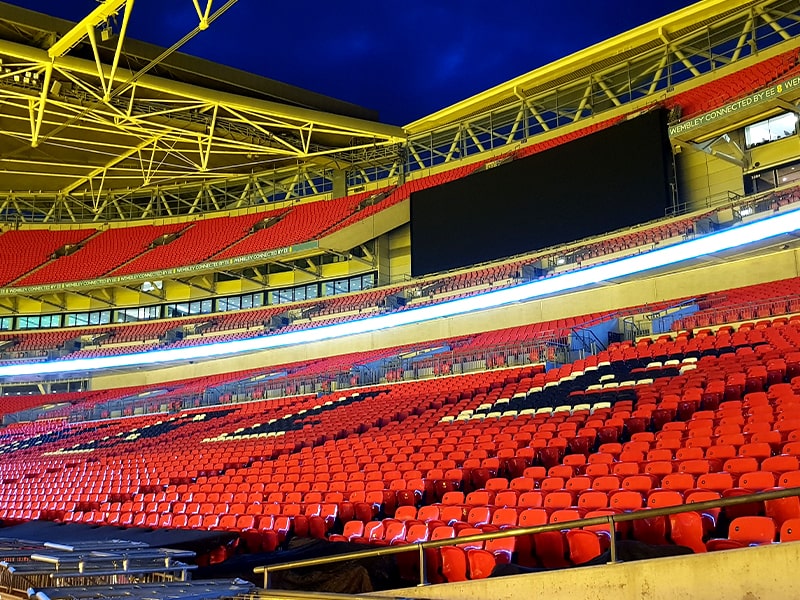 Wembley Stadium capacity increase during EURO 2020