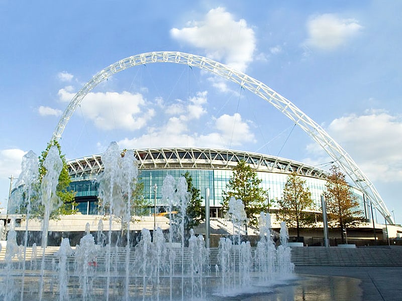 Fans tried to get into Wembley without tickets