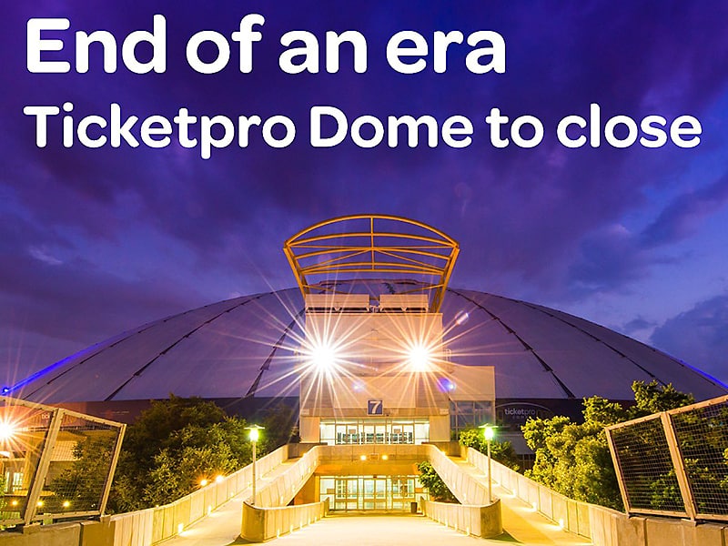 Johannesburg Ticketpro Dome to close