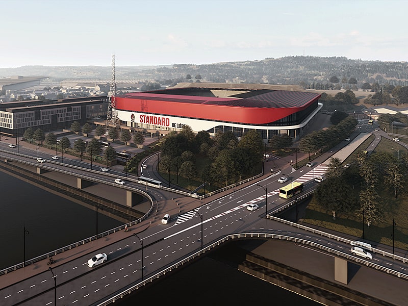 Standard Liege got final approval for new stadium