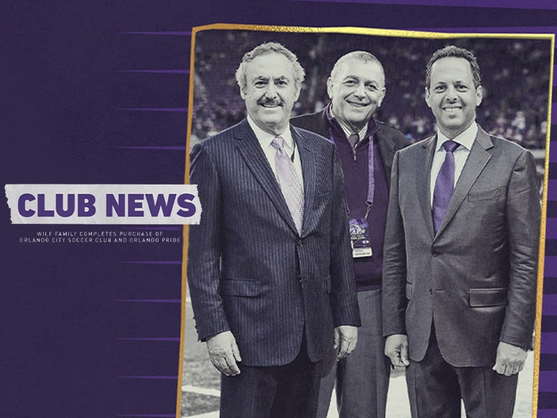 Orlando City Soccer Club with new owner