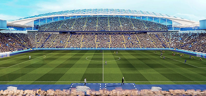 Leicester City Kingpower Stadium renderings