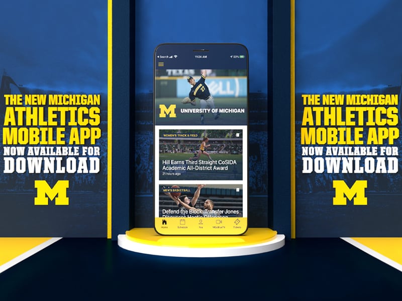 Michigan Athletics new mobile app