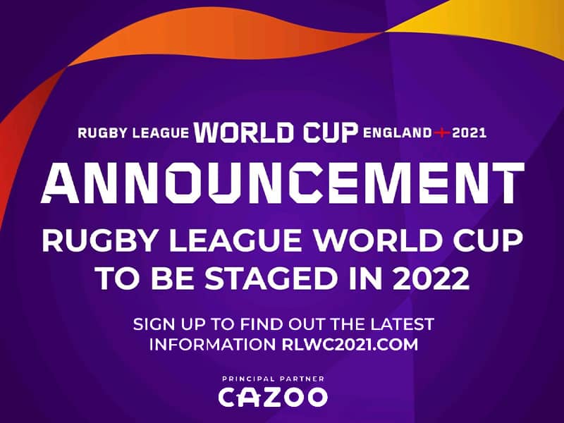 Rugby League World Cup postponed