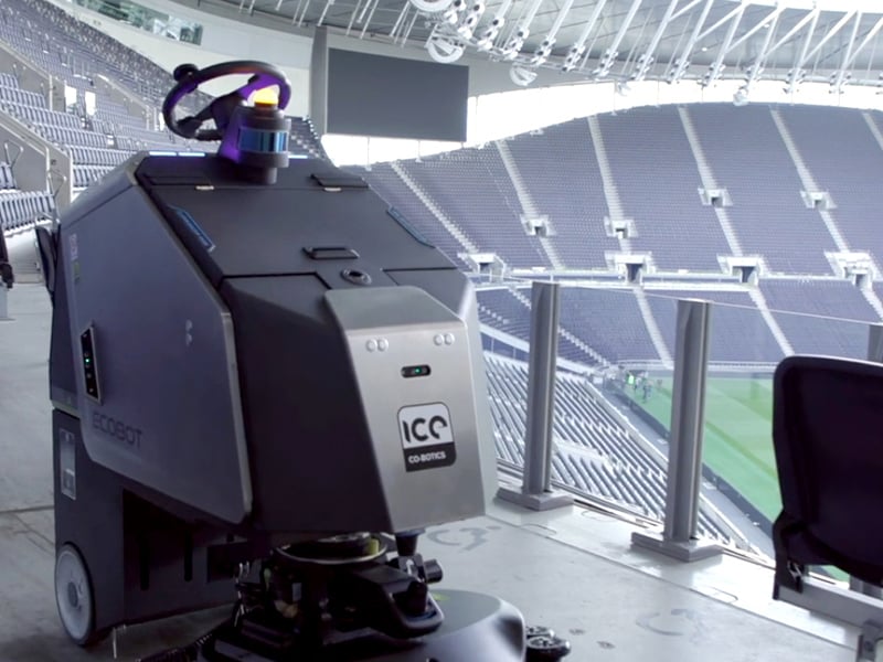 Tottenham Hotspur introducing cleaning technology