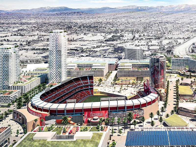 Los Angeles Angels stadium update October 2021