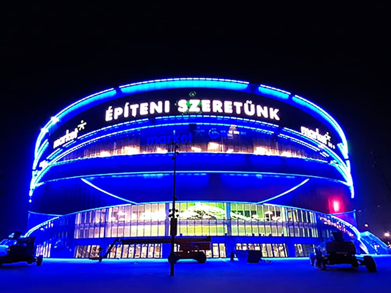 Hungarian arena sets LED records