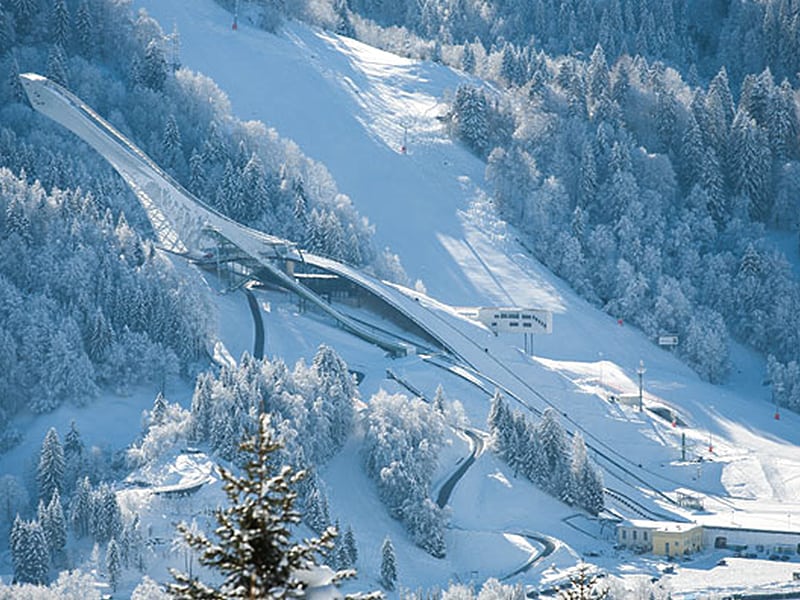 Ski-jumping events in Germany without fans