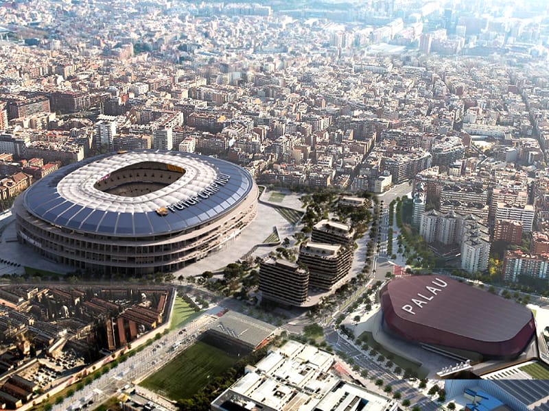 Barcelona negotiating with construction companies