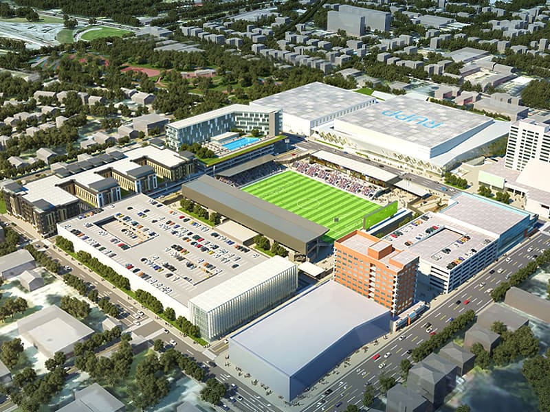 USL Greenville Triumph and Lexington Pro Soccer new renderings