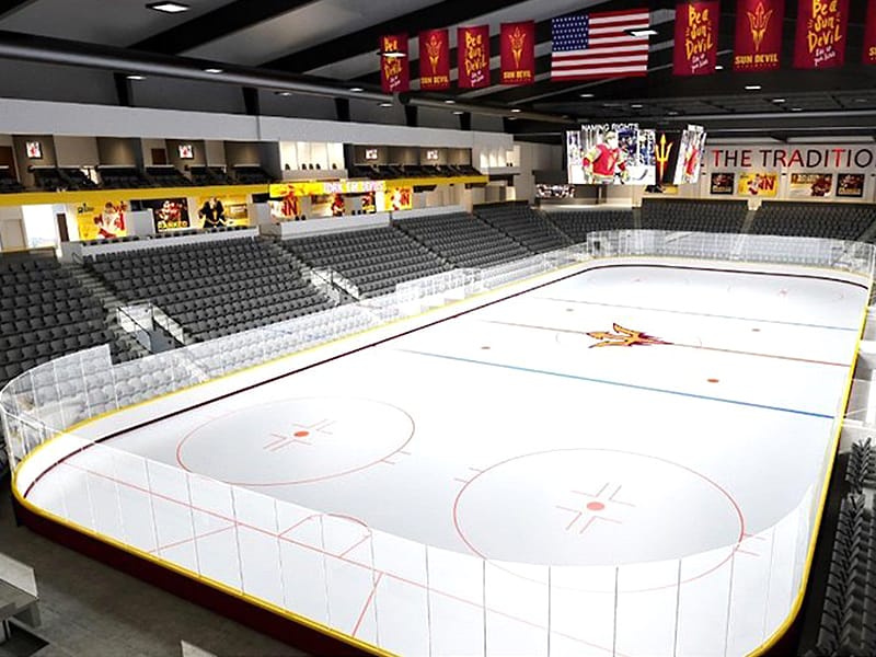 Arizona varsity bid to boost ice sports Coliseum