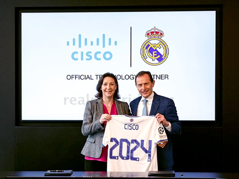 Real Madrid partners with Cisco