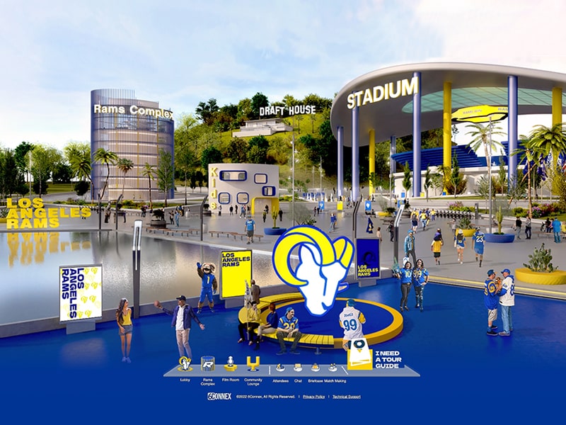 LA Rams virtual venue to host season ticket holders