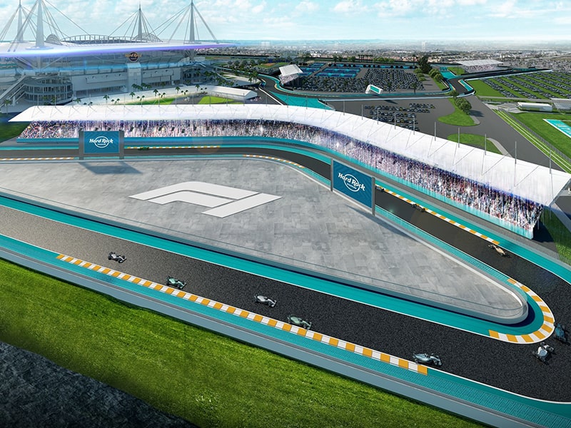 Miami F1 track 95 per cent complete