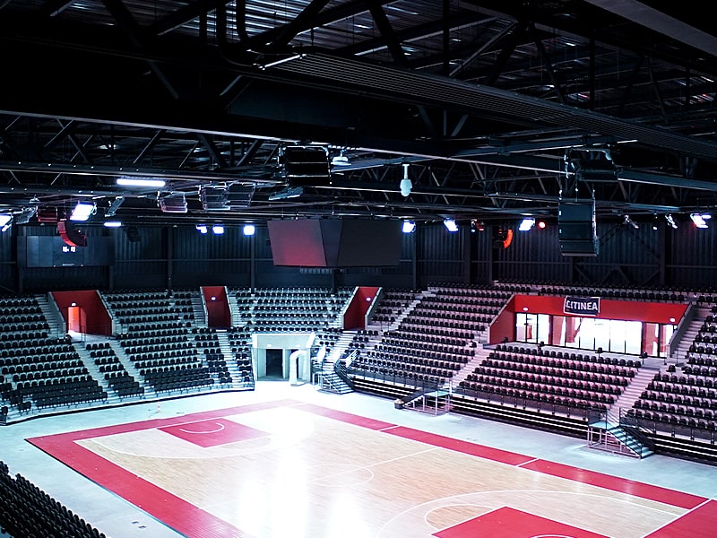 France Gier Sports Hall in Saint-Chamond new sound system