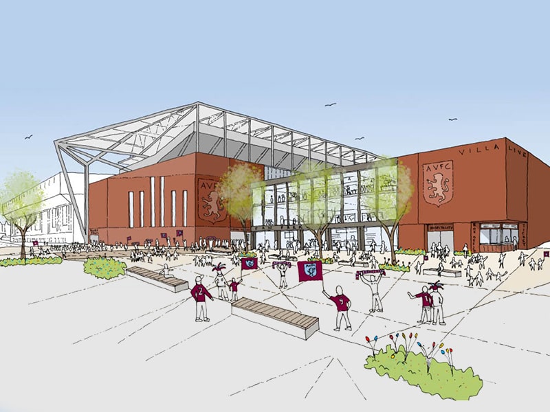Aston Villa launches consultation for expansion of Villa Park