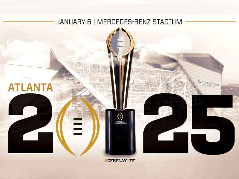 Atlanta will host College Football Playoff in 2025