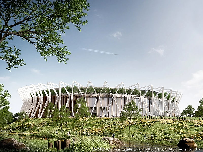 Populous designed Munich arena update