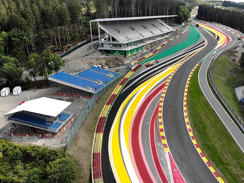 The Circuit of Spa-Francorchamps in new colors