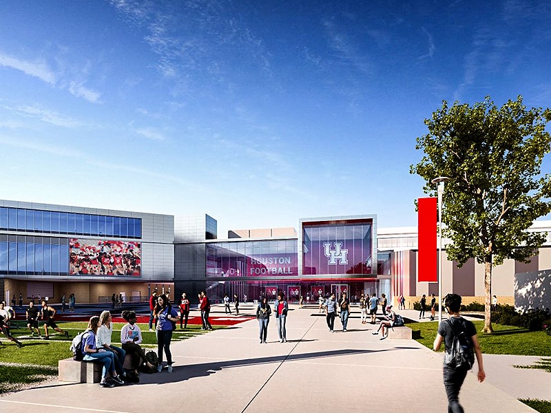 University of Houston new football development center