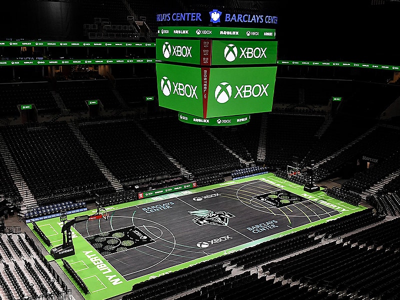 Microsoft makes Barclays Center look like a Xbox loading screen