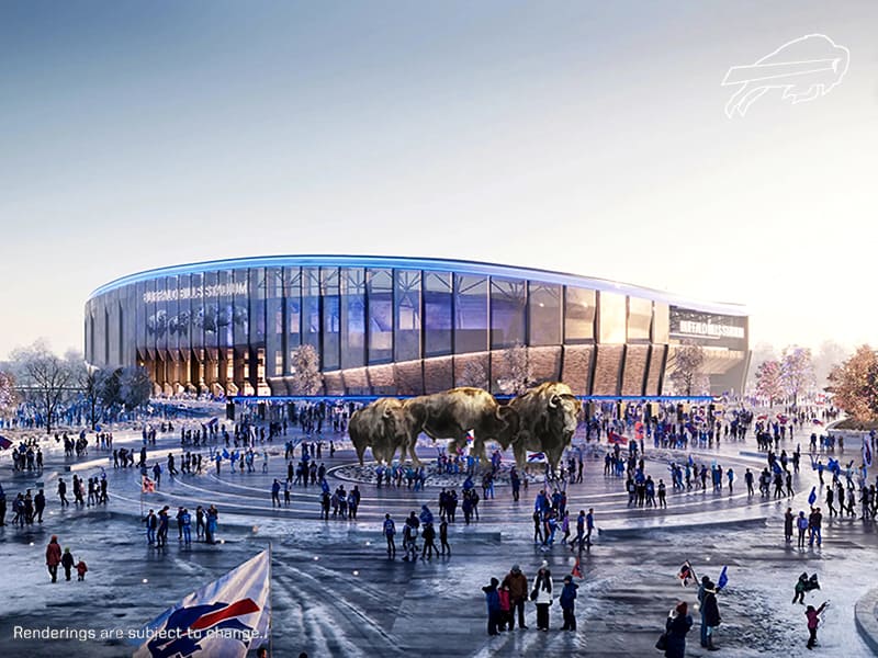 Buffalo Bills stadium update October 2022 renderings