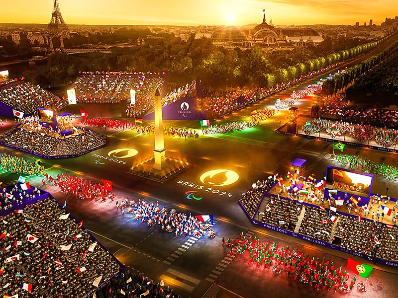 Paris 2024 Paralympics opening ceremony at city center